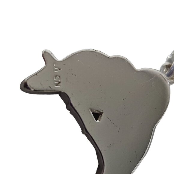 Colorful Parrot Pendant Charm Multicolor Crystals Silver Tone DIY Necklace - Picture 3 of 4